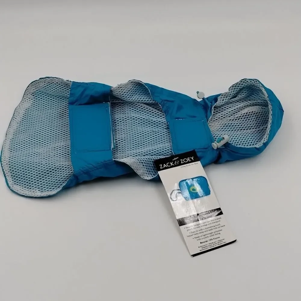 𝅺ZACK & Zoey Dog Stowaway Rain Jacket